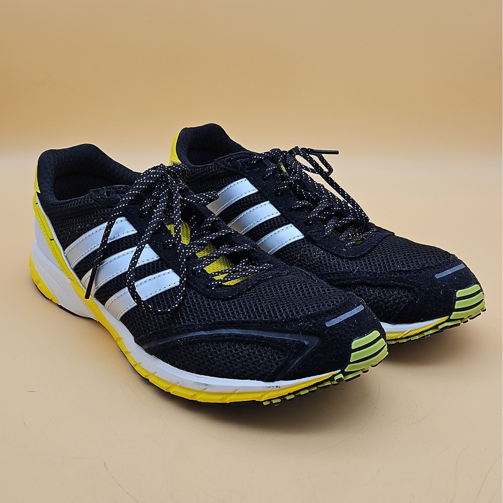 Adidas Adizero Adios OG W Women's Size 9 Black Silver Yellow JP7635 EUC